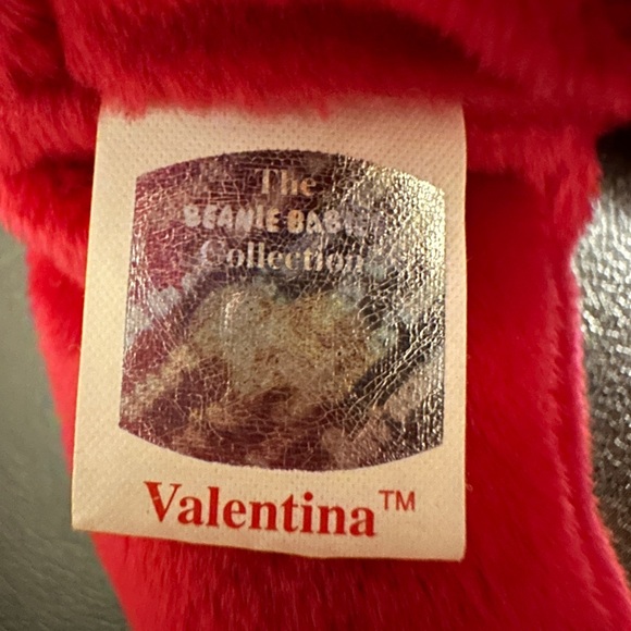 Valentina beanie baby. Rare w/tag errors 1998/99. Holographic tag. - Picture 2 of 7